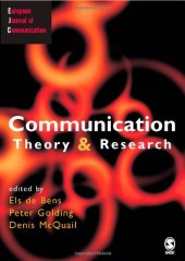 book Communication Theory and Research (European Journal of Communication)