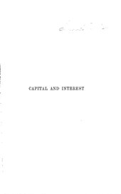 book Capital and Interest - A Critical History of Economic Theory