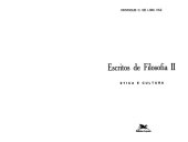 book Escritos de Filosofia II - Etica e Cultura