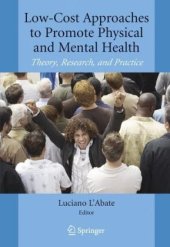 book Low-Cost Approaches to Promote Physical and Mental Health: Theory, Research, and Practice