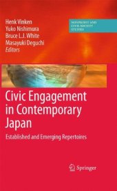 book Civic Engagement in Contemporary Japan: Established and Emerging Repertoires