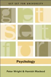 book Get Set for Psychology (Get Set for University)