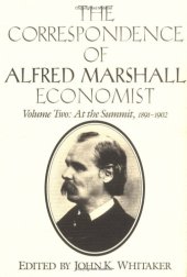 book The Correspondence of Alfred Marshall, Economist (Volume 2)