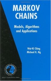 book Markov Chains: Models, Algorithms and Applications