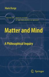 book Matter and Mind: A Philosophical Inquiry