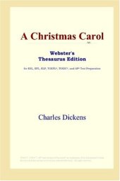 book A Christmas Carol (Webster's Thesaurus Edition)