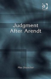 book Judgment After Arendt