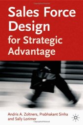 book Sales Force Design for Strategic Advantage