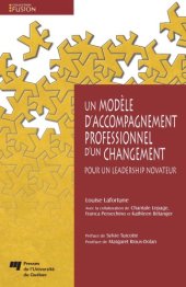 book Un modele d'accompagnement professionnel d'un changement : Pour un leadership novateur