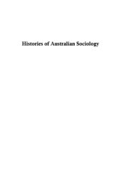 book Histories of Australian Sociology (Academic Monographs)