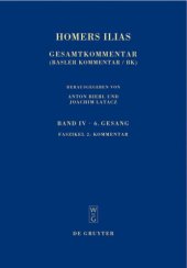 book Homers Ilias. Gesamtkommentar. Auf der Grundlage der Ausgabe von Ameis-Hentze-Cauer (1868-1913)   Kommentar: Faszikel 2 (Sechster Gesang)   Sammlung Wissenschaftlicher Commentare (Swc)