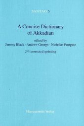 book A Concise Dictionary of Akkadian