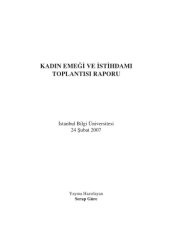 book Kadin Emegi İstihdamı Toplantisi Raporu