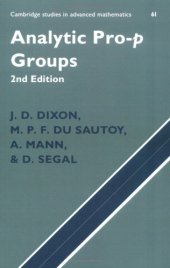 book Analytic Pro-P Groups