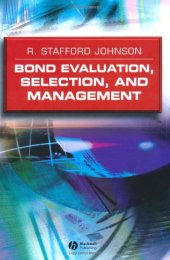 book Bond Evaluation, Selection, and Management