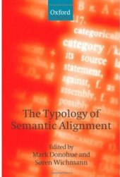 book The Typology of Semantic Alignment