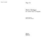 book Martin Heidegger: en camino hacia su biografia