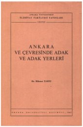 book Ankara ve Cevresinde Adak ve Adak Yerleri