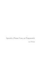 book Aprenda a pensar como un programador con Python