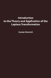 book Introduction to the Theory and Application of the Laplace Transformation