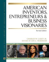 book American Inventors, Entrepreneurs, and Business Visionaries (Facts on File Library of American History)