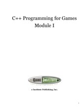 book C++ Programming for Games, Module I (Textbook)