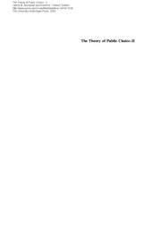 book The Theory of Public Choice - II (v. 2)