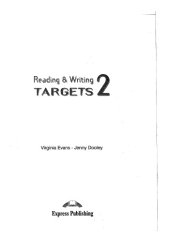 book Reading and Writing Targets: Student's Book Level 2