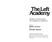 book The Left Academy: Marxist Scholars on American Campuses