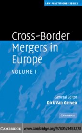 book Cross-Border Mergers in Europe (Law Practitioner Series) (Volume 1)