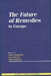 book The Future of Remedies in Europe