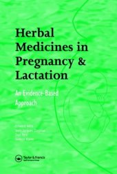 book Herbal Medicines in Pregnancy and Lactation: An Evidence-based Approach