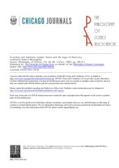 book Invention and Induction Laudan, Simon and the Logic of Discovery