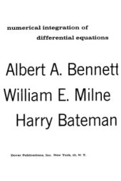 book Numerical Integration of Differential Equations