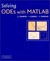 book Solving ODEs with MATLAB