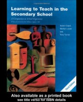 book Learning to Teach in the Secondary School, 3rd Edition (Learning to Teach Subjects in the Secondary School)