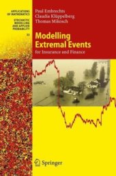 book Modelling Extremal Events: for Insurance and Finance (Stochastic Modelling and Applied Probability)