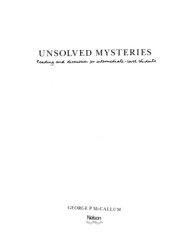 book Unsolved Mysteries (Nelson Skills Programme - Reading Skills)