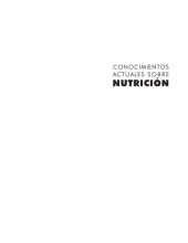 book Conocimientos Actuales de Nutricion