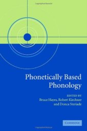 book Phonetically Based Phonology