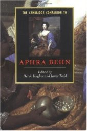 book The Cambridge Companion to Aphra Behn (Cambridge Companions to Literature)