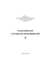 book Osmanlı Belgelerinde Çanakkale Muharebeleri Cilt II