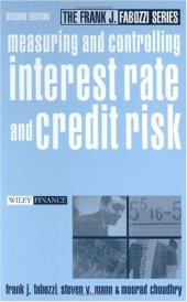 book Measuring and Controlling Interest Rate and Credit Risk, 2nd edition