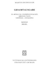 book Hegel: 1. Die Negativität (1938/39), 2. Erläuterungen der "Einleitung" zu Hegels "Phänomenologie des Geistes" (1942)