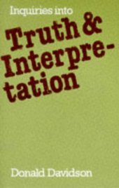 book Inquiries Into Truth and Interpretation