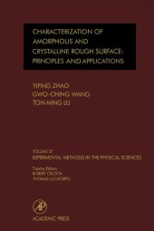 book Characterization of Amorphous and Crystalline Rough Surface: Principles and Applications