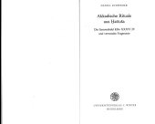 book Akkadische Rituale aus Hattusa: Die Sammeltafel K Bo XXXVI 29 und verwandte Fragmente (Texte der Hethiter) (German Edition)