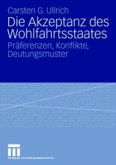 book Die Akzeptanz des Wohlfahrtsstaates