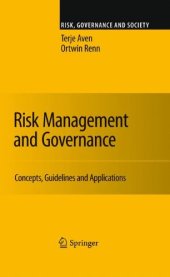 book Risk Management and Governance: Concepts, Guidelines and Applications