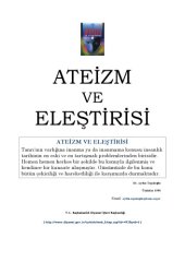 book Ateizm Ve Elestirisi